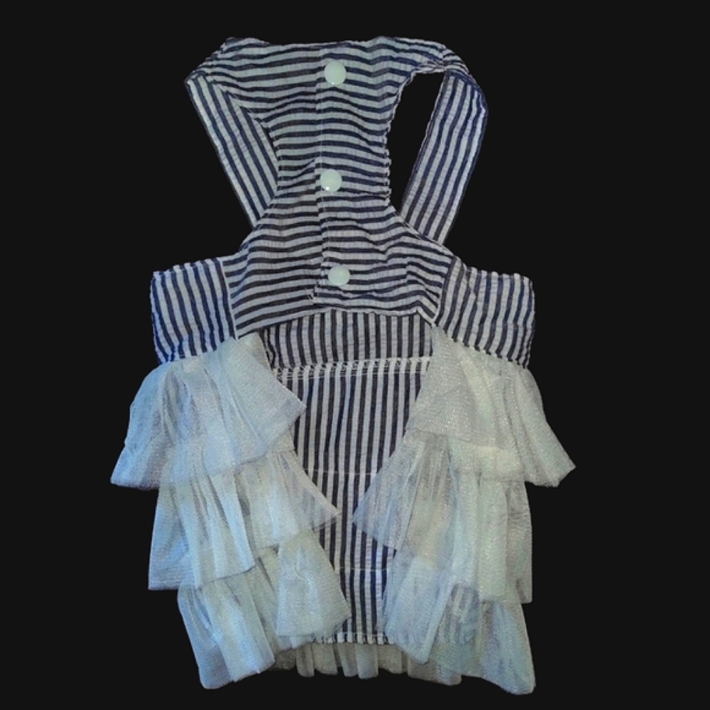❤️ Striped Dog Dress XL NEW  ❤️